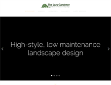 Tablet Screenshot of lzgardener.com